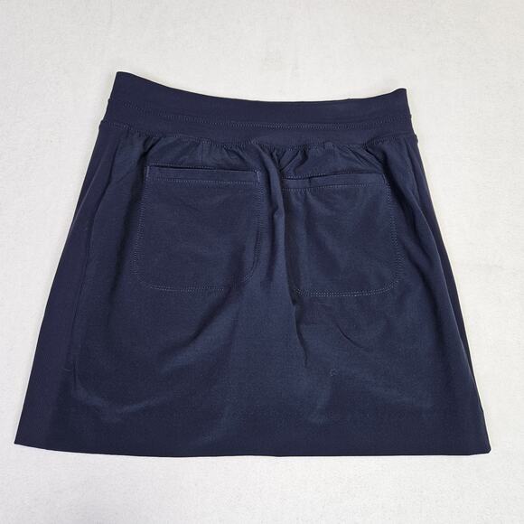 Athleta Brooklyn Skort Womens 0 Navy Blue Golf Tennis Skirt Zip Pockets Shorts - Picture 7 of 15